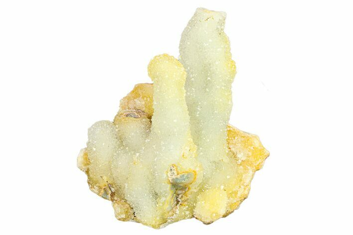 Sparkling Quartz Chalcedony Stalactite Formation - India #293039